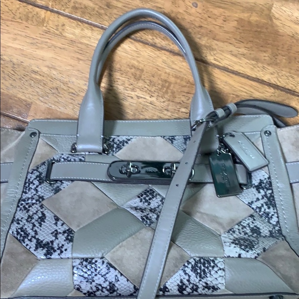 Coach Patchwork Swagger Gem